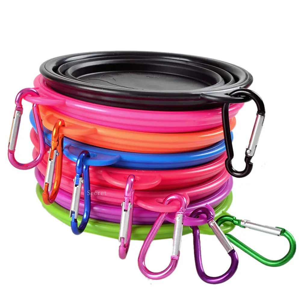 Portable Collapsible Pet Food Bowl
