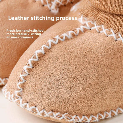 Warm Baby Suede Bootie Shoes