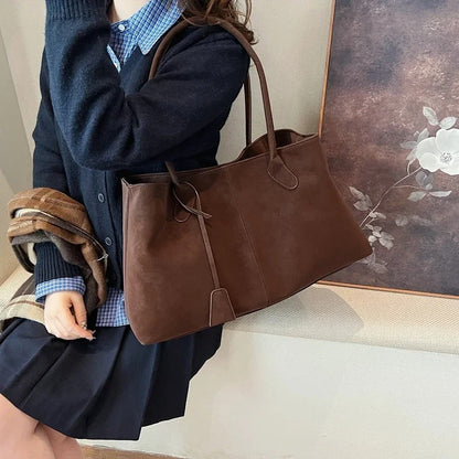 Premium Large Leather Tote Bag
