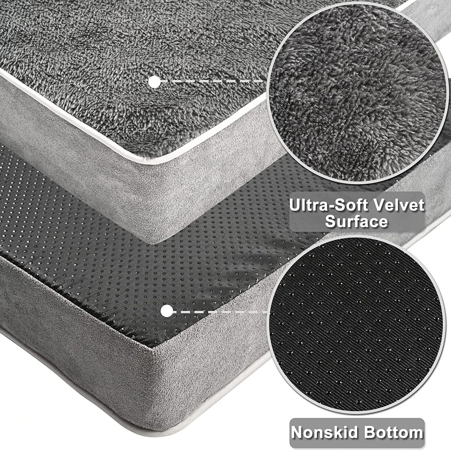 Orthopedic Pet Bed with Memory Foam Cushion - Befez
