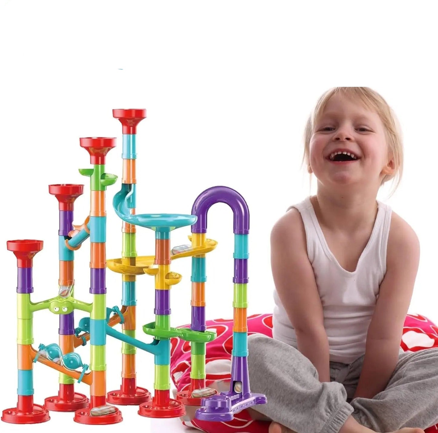 Colorful Marble Run Building Blocks - Befez