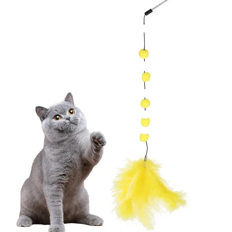 Colorful Cat Teaser Fun Toy