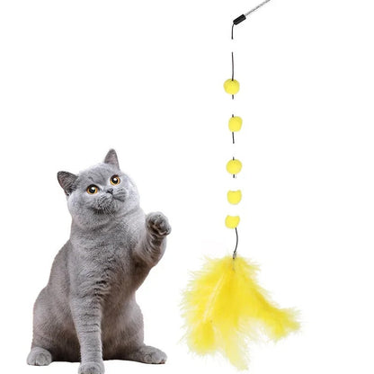 Colorful Cat Teaser Fun Toy
