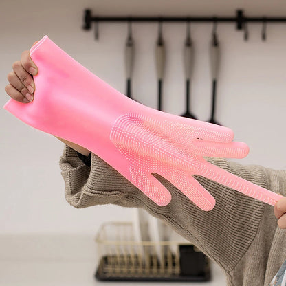 Soft Pet Grooming Bath Gloves
