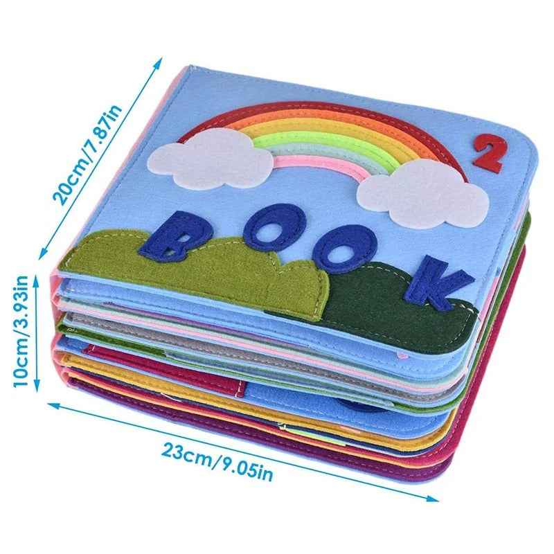 Educational Kids Felt Learning Book Set