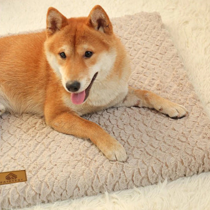 Plush Pet Dog Bed Mat