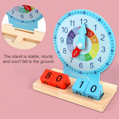 Learning Kids Clock Time Teaching Toy
