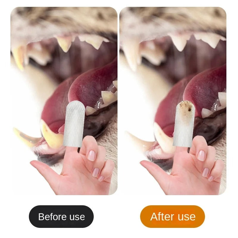 Gentle Pet Dental Finger Wipes