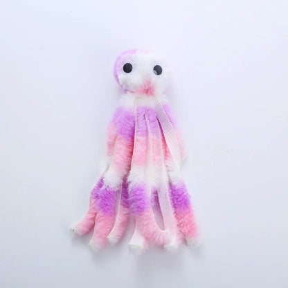 Fun Octopus Kitten Teaser Toy