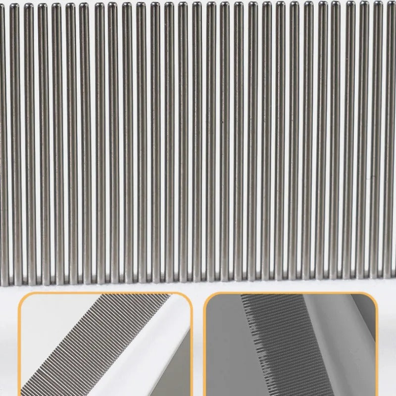 Gentle Pet Grooming Comb Stainless Steel Flea Remover