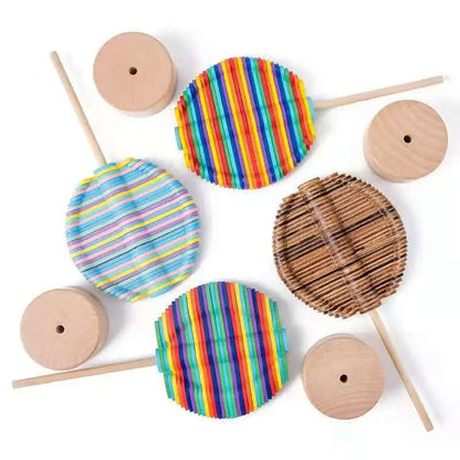 Calming Wood Fidget Spinner Toy