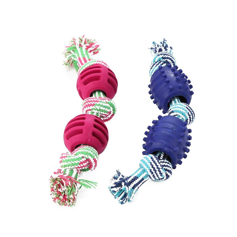 Durable Rope Ball Interactive Dog Toy
