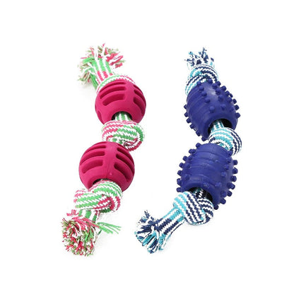 Durable Rope Ball Interactive Dog Toy
