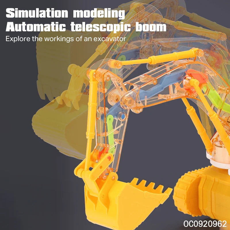 Fun Musical Toy Excavator