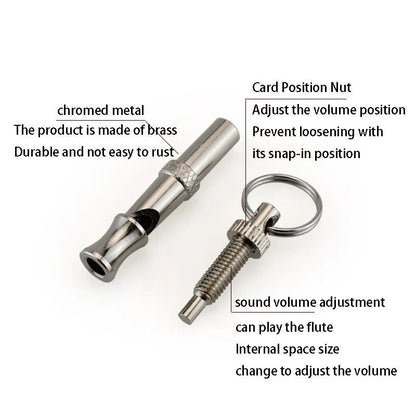 Durable Metal Pet Training Whistle