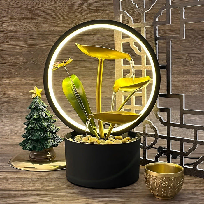 Calming Waterfall Desk Lamp
