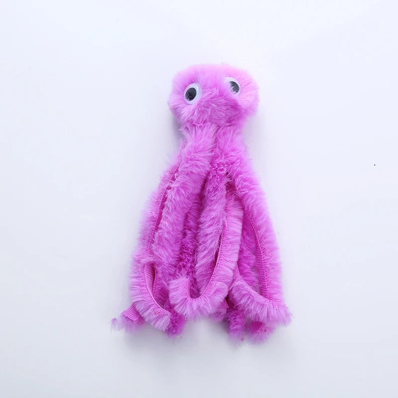 Fun Octopus Kitten Teaser Toy