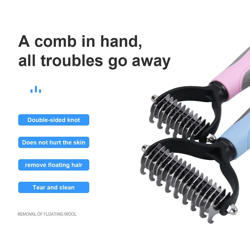 Pet Grooming Dog Hair Brush Remover Tool