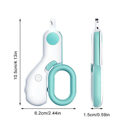 Precise Pet Nail Trimmer with LED Guide Light