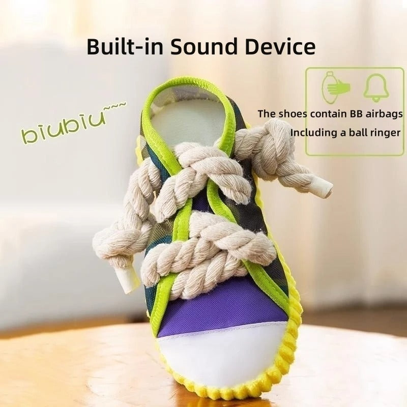 Durable Rope Dog Toy Slipper