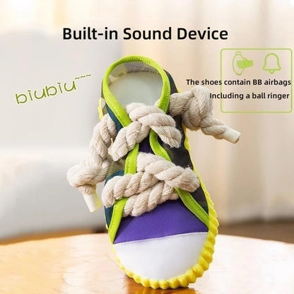Durable Rope Dog Toy Slipper