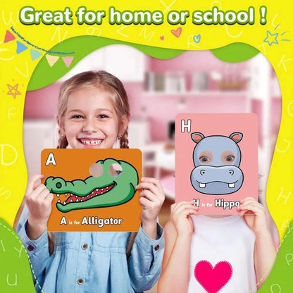 Fun Animal Alphabet Learning Cards - Befez