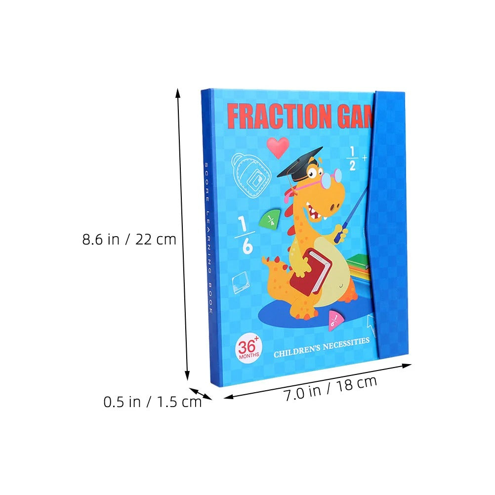 Educational Kids Fraction Puzzle Magnet Toy