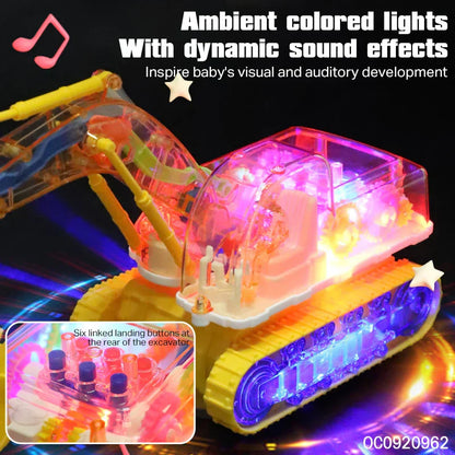 Fun Musical Toy Excavator