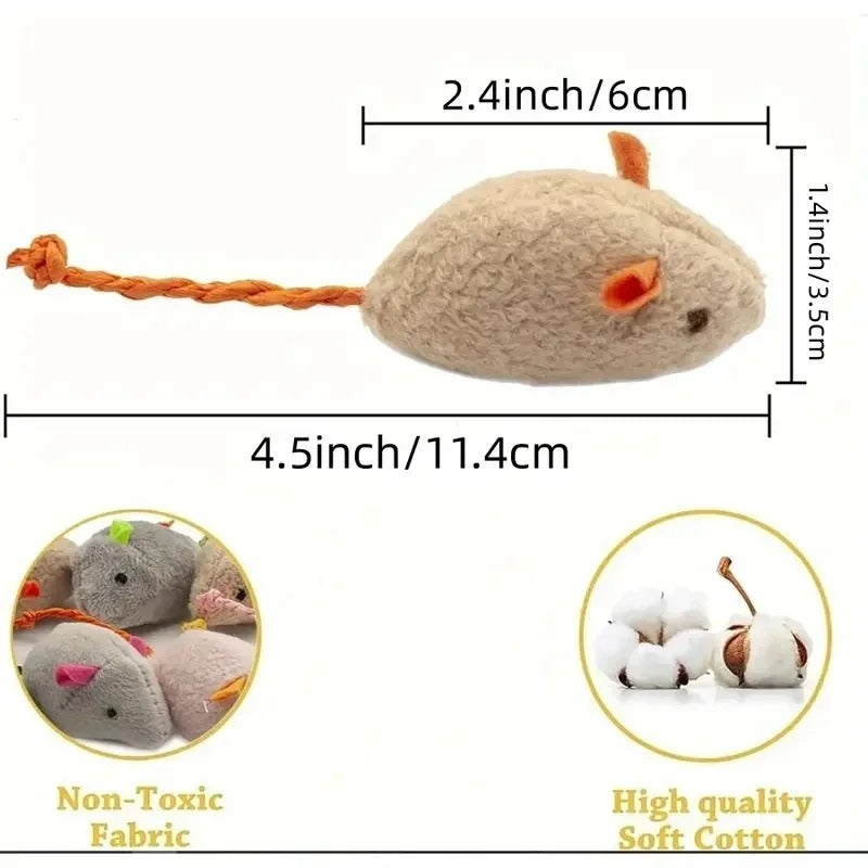 Fun 3/7 Piece Cat Interactive Plush Toy Set