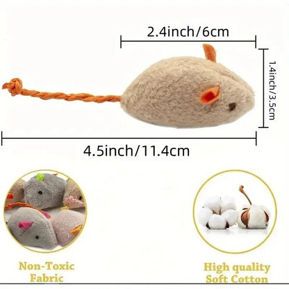 Fun 3/7 Piece Cat Interactive Plush Toy Set