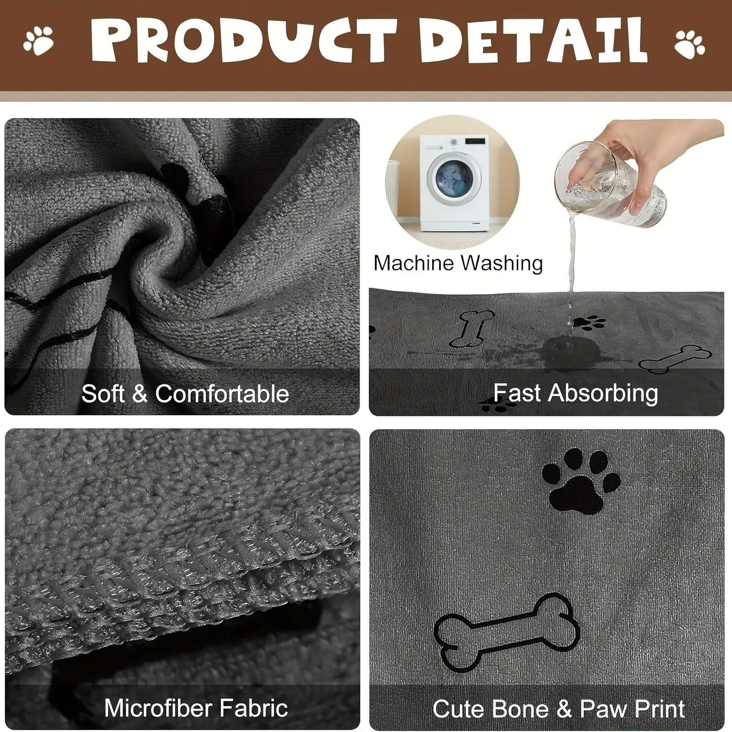 Absorbent Pet Dry Towel
