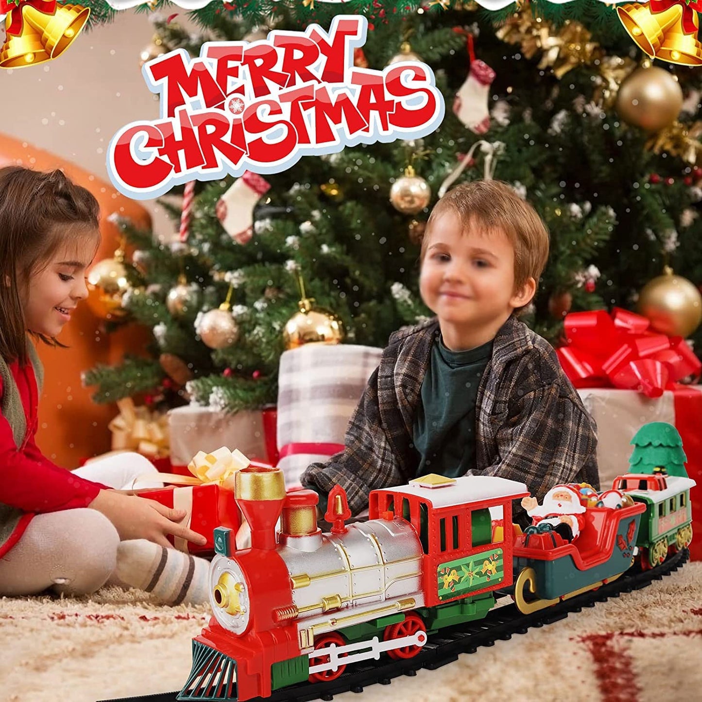 Fun Christmas Train Table Set