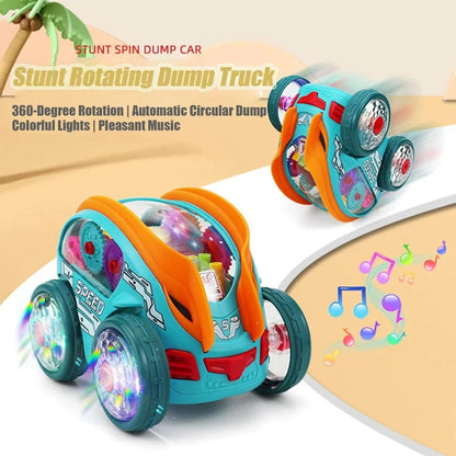 Fun Glow-in-Dark Stunt Car Toy
