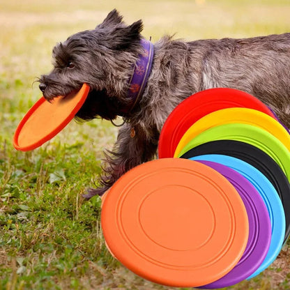 Fun Rubber Dog Flying Disk