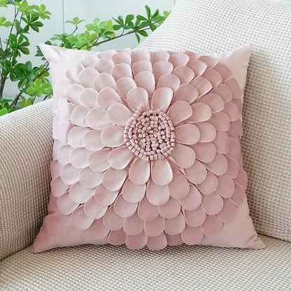 Soft Pink Bunny Throw Pillow Cover - Befez