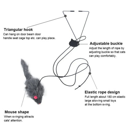 Easy Hang Interactive Cat Toy Wand