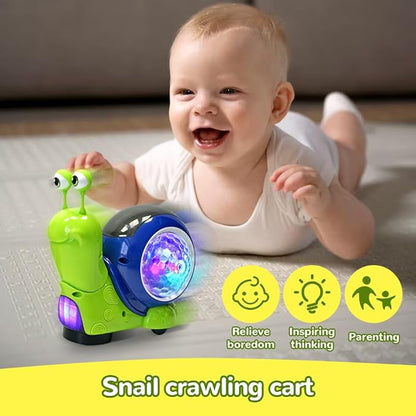 Colorful LED Musical Snail Toy