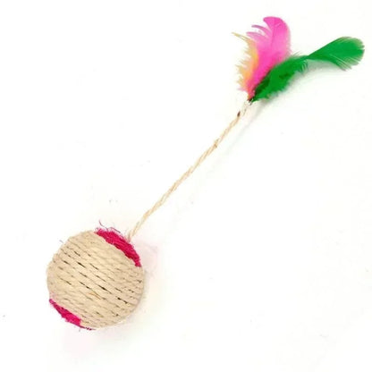 Fun Cat Sisal Rope Scratch Ball