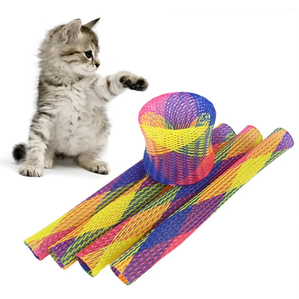 Colorful Fun Bouncing Kitten Cat Toys