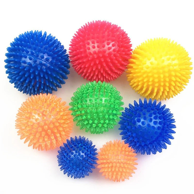 Fun Dog Chew Toy Rubber Spike Balls