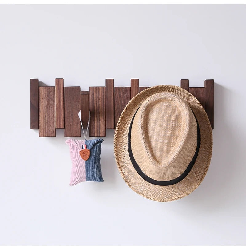 Modern Wooden Piano Coat Rack & Hanger