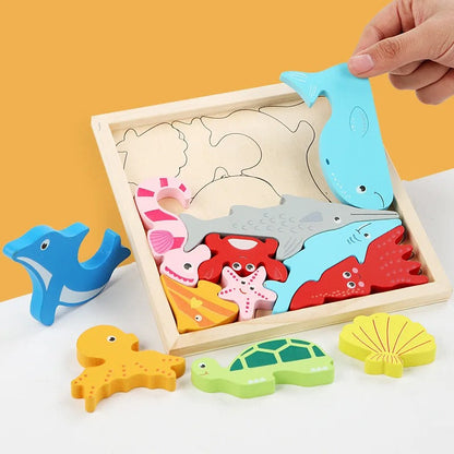 Challenging Wooden Shape Sorting Puzzle - Befez