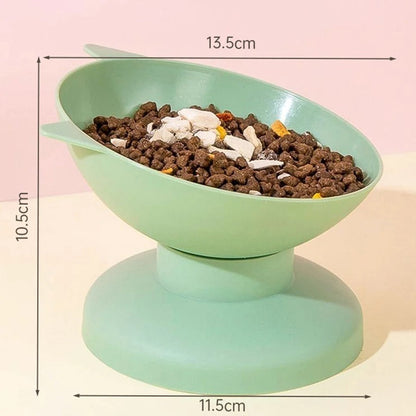 Double Cat Food Bowl Set