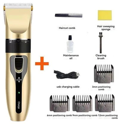 Premium Pet Grooming Clippers Rechargeable Dog Trimmer Kit