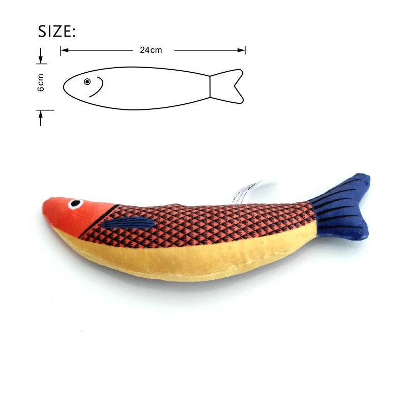 Fun Interactive Catnip Toy Fish