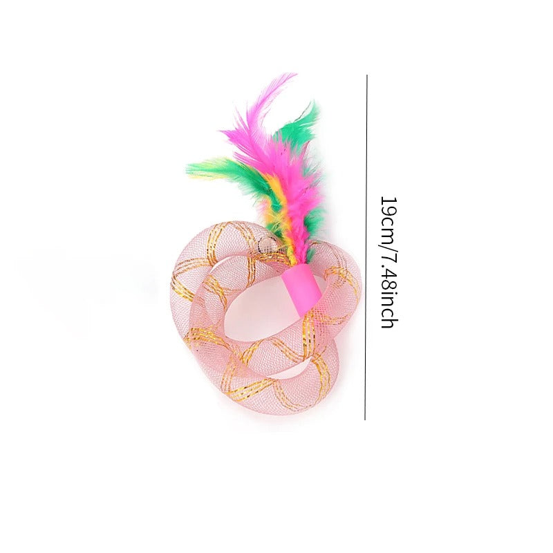 Colorful String Cat Play Toy
