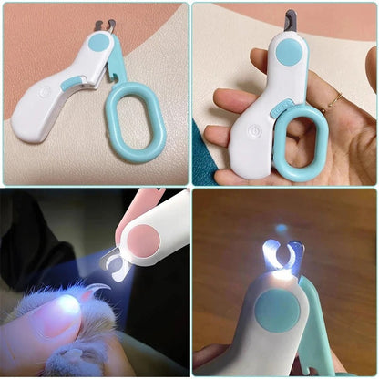 Pet Nail Trimmer with LED Light