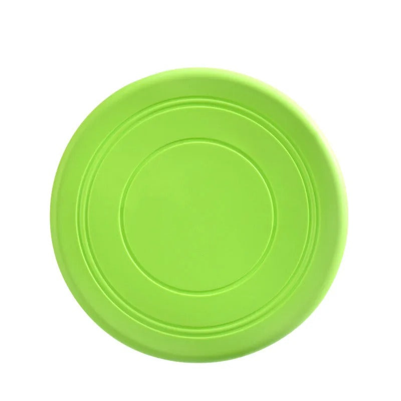 Vibrant Silicone Dog Frisbee Toy