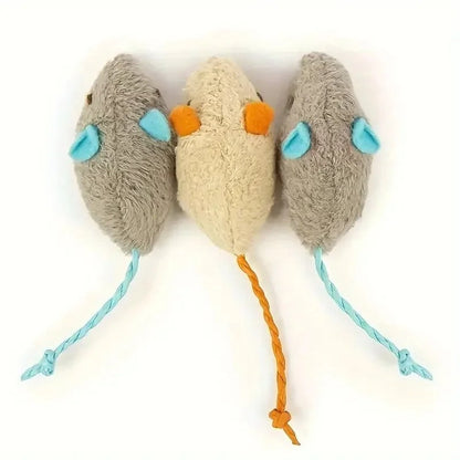 Fun 3/7 Piece Cat Interactive Plush Toy Set