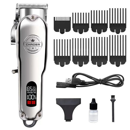Premium Pet Grooming Clippers Rechargeable Dog Trimmer Kit